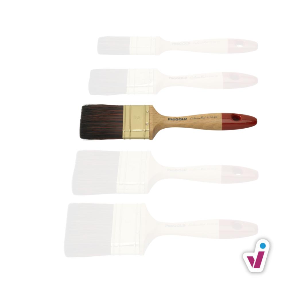 ProGold Flat Brush 7150 Exclusive Red