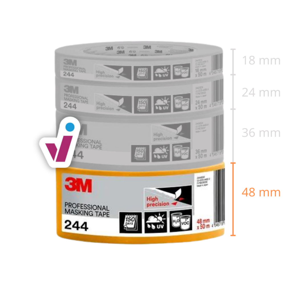 3M Gouden Masking Tape 244