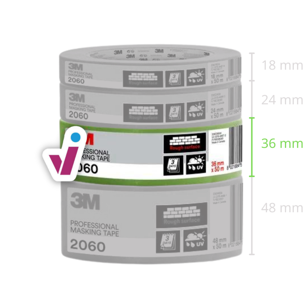 3M Groene Masking Tape 2060