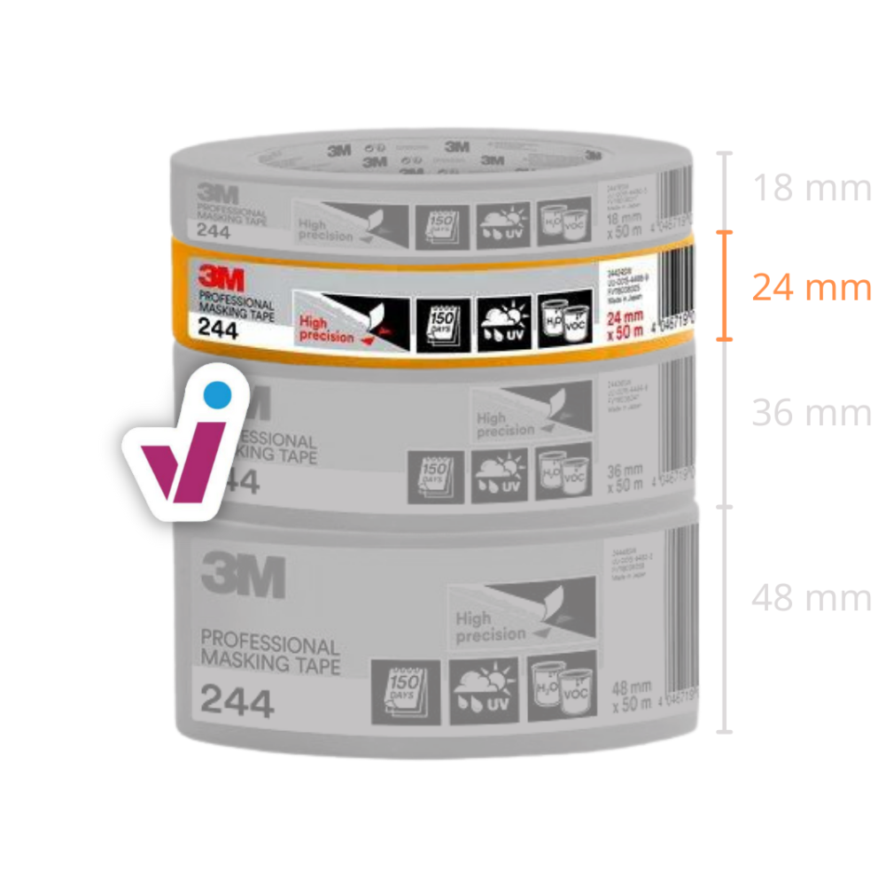 3M Gouden Masking Tape 244
